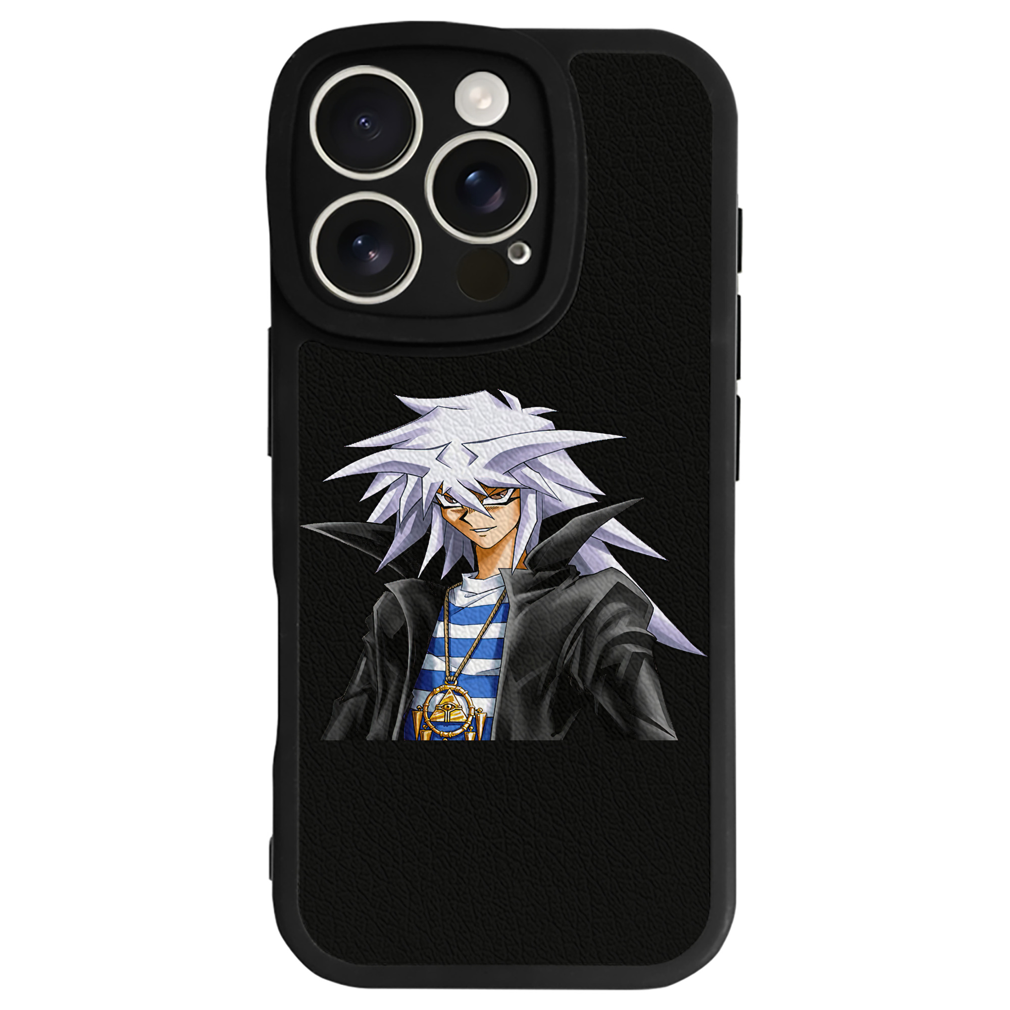 遊☆戯☆王 Yu-Gi-Oh! 【iPhone 16シリーズ対応】シリコンスマホケース（レザー調） 材質：シリコン